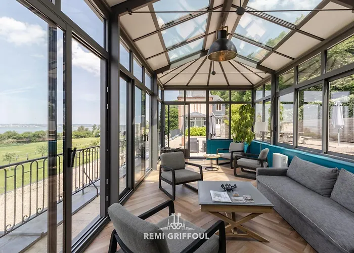 Tatil Evi La Tour De L'estuaire Sea View & Shared Garden 6 Guests