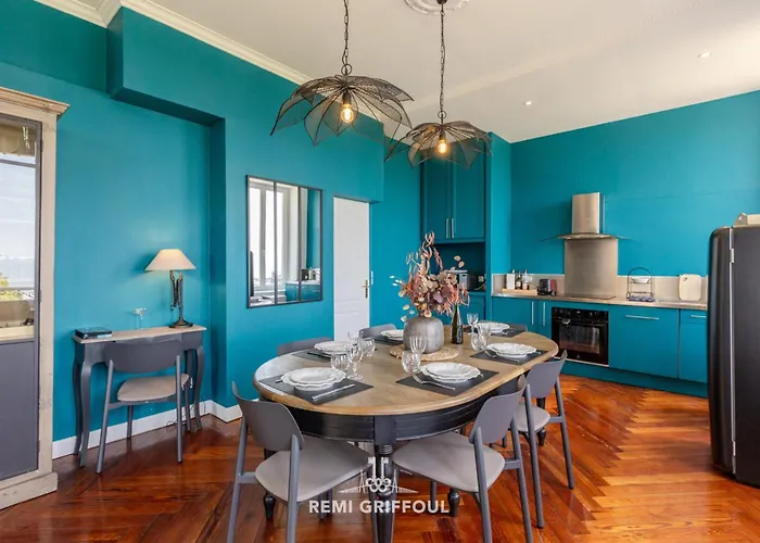 La Tour De L'estuaire Sea View & Shared Garden 6 Guests Tatil Evi Honfleur