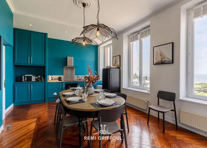 Tatil Evi La Tour De L'estuaire Sea View & Shared Garden 6 Guests *